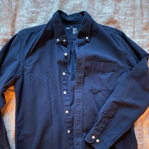 Muji organic cotton button down Oxford